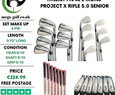 Titleist 710 AP2 Irons / 4-Pw / Project X Rifle 5.0 Senior