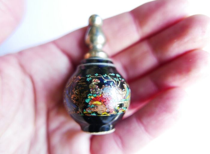 Vintage Miniature Pallini Greek Venus Perfume Bottle Handmade in Greece