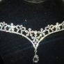 Bride's Designer Crystal Head piece Image 3