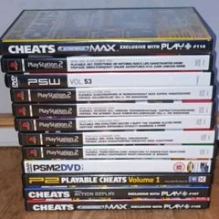 Gaming Magazine Uk Demos & Action Replay Cheats Ps2 12 Games Bundle Rare