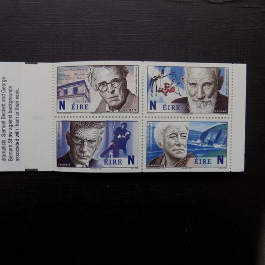Ireland 2004.Stamp Booklet.Nobel Literary Laureates."N".MNH.