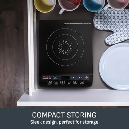 Everyday Portable Electric Induction Hob, 2 hours timer, 6 functions, 9 power level, 2100W, Kitchen, Student, Cooking, Caravan, Party, Black,