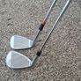 Masters Pitching wedge and Slazenger Sand wedge golf club irons Image 5