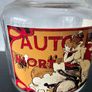 Early 20th Century Automotive Glass Jar Image 3
