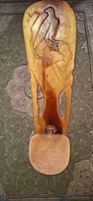 African hand carved chair