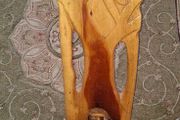 African hand carved chair