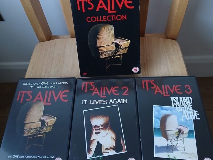 It's Alive Collection DVD Box Set Larry Cohen 3 Films It Lives Again Island of the Alive