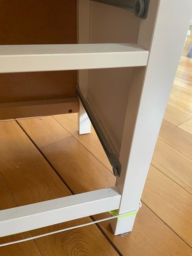 Hemnes Dresser Drawers with Oval Mirror