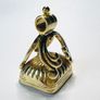 Vintage 1980s Pocket Watch Fob UN-ENGRAVED Image 4