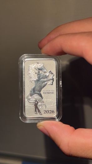Year Of The Horse 1'oz Silver Bar (2026)
