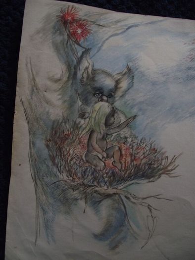 Brownie Downing - 4 X Rare Original Watercolour Illustrations - 3 signed