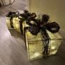 Set of 3 Illuminated Christmas Presents Decor for Indoor Use Image 3