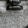Size XL Mens Jaeger Grey Cashmere&Wool Jumper. Image 2