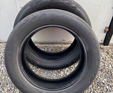 2x 215/55 R18 Continental tyres