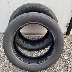 2x 215/55 R18 Continental tyres