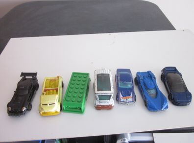 Seven Hot Wheels Car Bundle