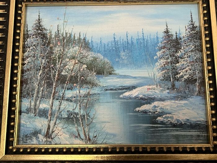 Original Scandinavian Oil Painting