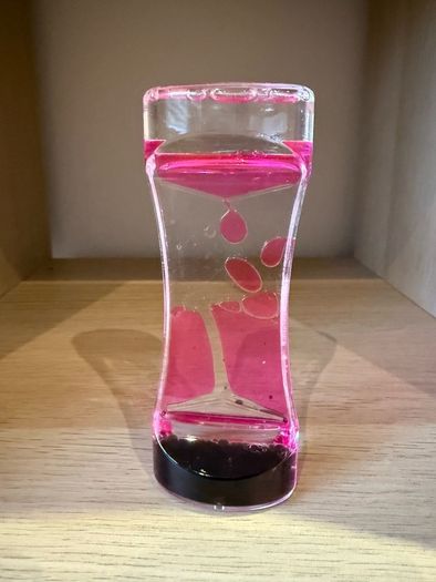 Drop Hourglass Liquid Motion Bubble Timer with Bubbles sensory item