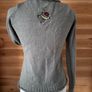 Knitted cardigan Odd Molly with a tie-neck front buttons grey size S Image 5