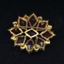Vintage Ruby Red Brooch Image 3
