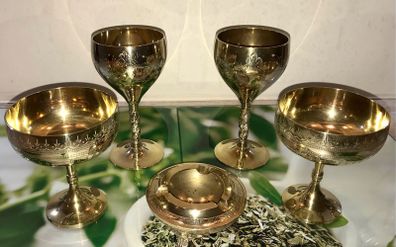 Set of Plate Silver Vintage pieces