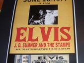 ELVIS PRESLEY Concert Poster Last Concert Market Square Indianapolis 1977 Repro