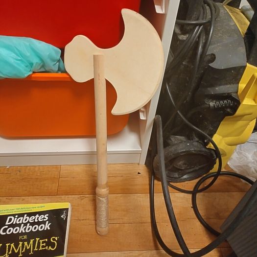kids wooden axe