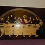 Hand Made Wooden The Last Supper Wall Hanging Image 3