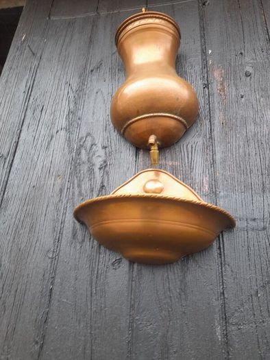 Vintage Copper Decorative Wall Fountain