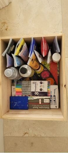 FRENCH Wooden Box Crate Storage unit (6 bottle size) Traditional.