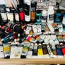 HUGE cache of mixed art materials Image 5