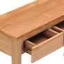 Console Table 110x35x75 cm Solid Teak Wood Image 6