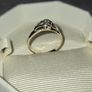 9ct Gold and Diamond Ladies Ring - Size 7/N Image 4