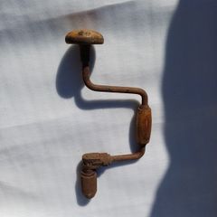 Vintage Wooden Hand Drill