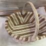 Large Stephen Pearce Wicker Basket With Handle Image 3