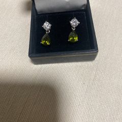 silver earrings