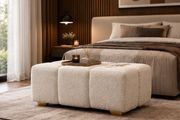 Elegant bubble pouffe ottoman 90x50