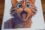 Cute Cat Window Sticker Decal