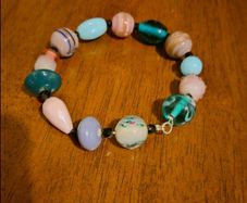 Glass bead Bracelet very dressy