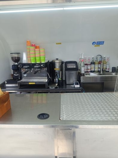 Coffee trailer ready to go business