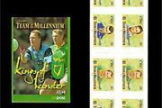 1999 Ireland GAA Team of the Millennium (Kings of Leinster) Stamp Booklet Mint Never Hinged (MNH). Hibernian HB74.