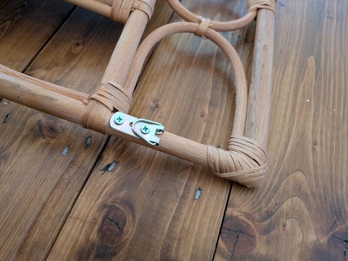 Rattan mirror