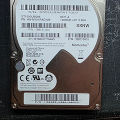 Laptop hard drive..1500GB