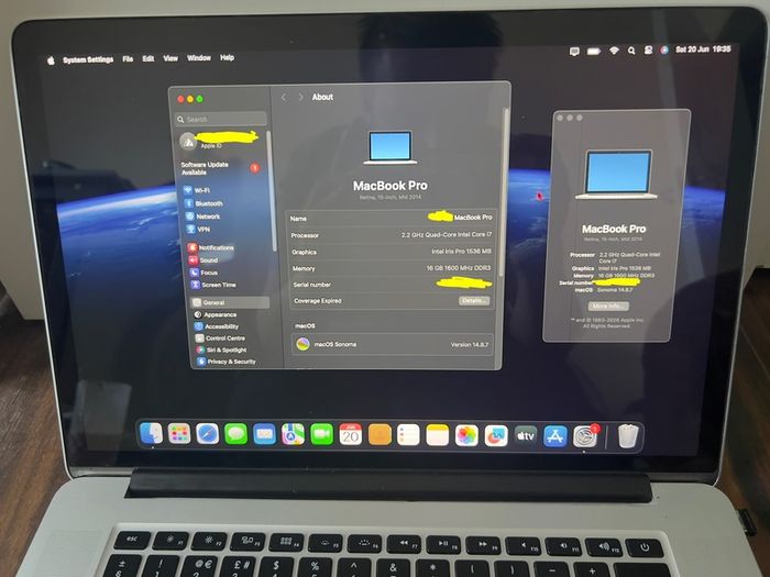 MacBook Pro Retina 15 Mid 2014