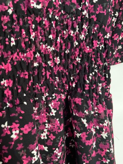 Gallery black floral dress size 14 New without tags