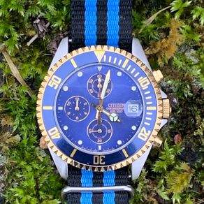 Vintage Citizen Quartz Sports Chronograph Watch