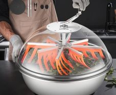 Bud Leaf Bowl Trimmer, 600 mm Manual Bud Trimmer, with Sharp Stainless Steel Blades, Visual Cutting, Wet & Dry Hydroponic Cutting Machine