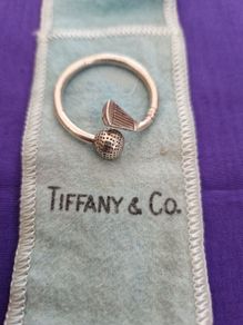 Silver Tiffany keyring.