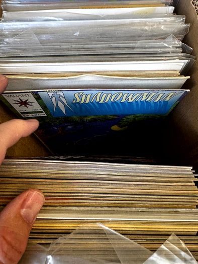 Valiant Long Comic Box w 270 comics for Sale