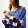 Fab Bohemela Blue Sweatshirt Size XL Image 4